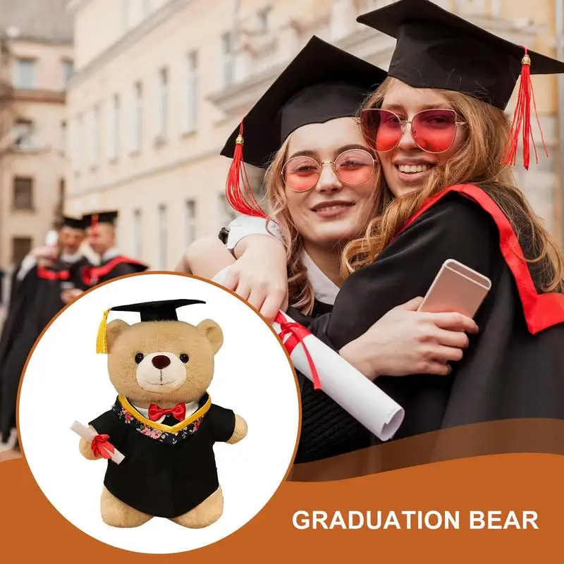 Graduation Bear Stuffed Toy Soft Plush Toy Grad Bear With Gown Hat Cute Throw Pillow High School Home Decor For Preschool
Graduation Bear Stuffed Toy Soft Plush Toy Grad Bear With Gown Hat Cute Throw Pillow High School Home Decor For Preschool