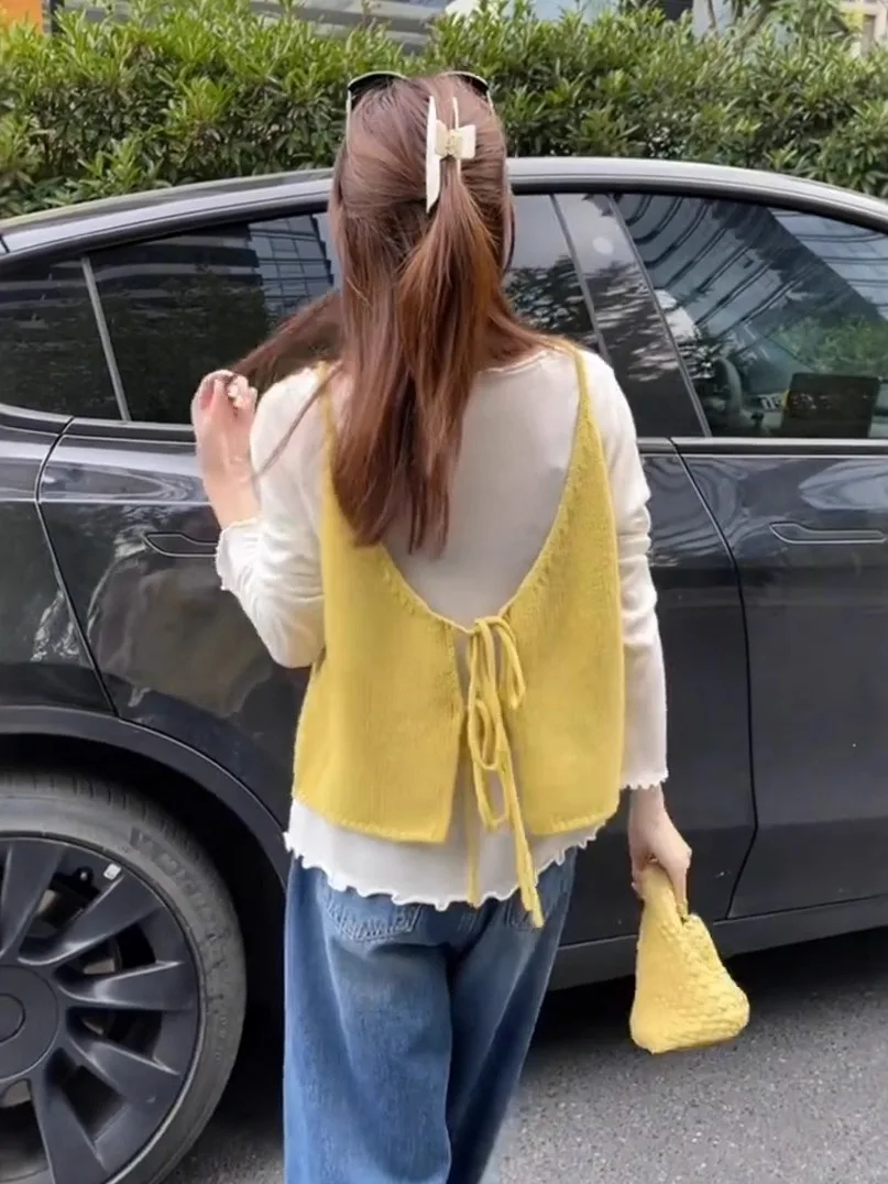 Женский топ-жилет в стиле ретро с круглым вырезом и кружевом, новинка осени 2025, многослойный, из хлопка, однотонный, для повседневной носки, с эффектом омоложения
Женский топ-жилет в стиле ретро с круглым вырезом и кружевом, новинка осени 2025, многослойный, из хлопка, однотонный, для повседневной носки, с эффектом омоложения