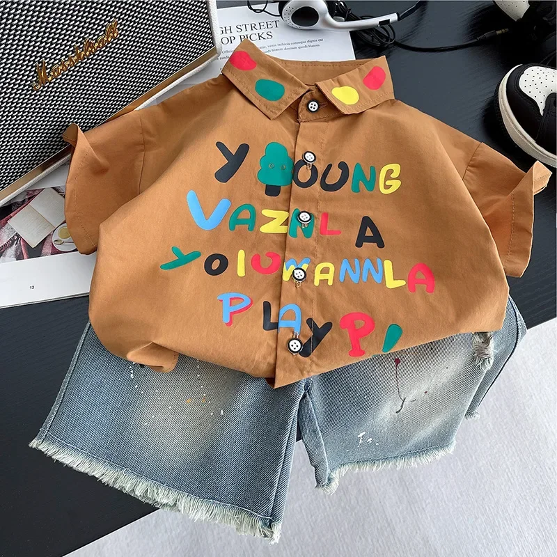 New Summer Baby Boys Clothes Suit Children Shirt Shorts 2Pcs/Sets Toddler Clothing Infant Casual Letter Costume Kids Tracksuits
New Summer Baby Boys Clothes Suit Children Shirt Shorts 2Pcs/Sets Toddler Clothing Infant Casual Letter Costume Kids Tracksuits