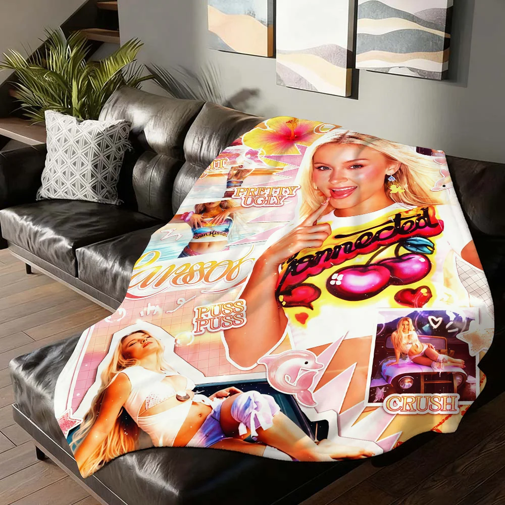 Singer Zara Larsson Midnight Sun Blanket For Sofa Office Bed Plane Travel Sleep Read Relax Camping Soft And Warm
Singer Zara Larsson Midnight Sun Blanket For Sofa Office Bed Plane Travel Sleep Read Relax Camping Soft And Warm