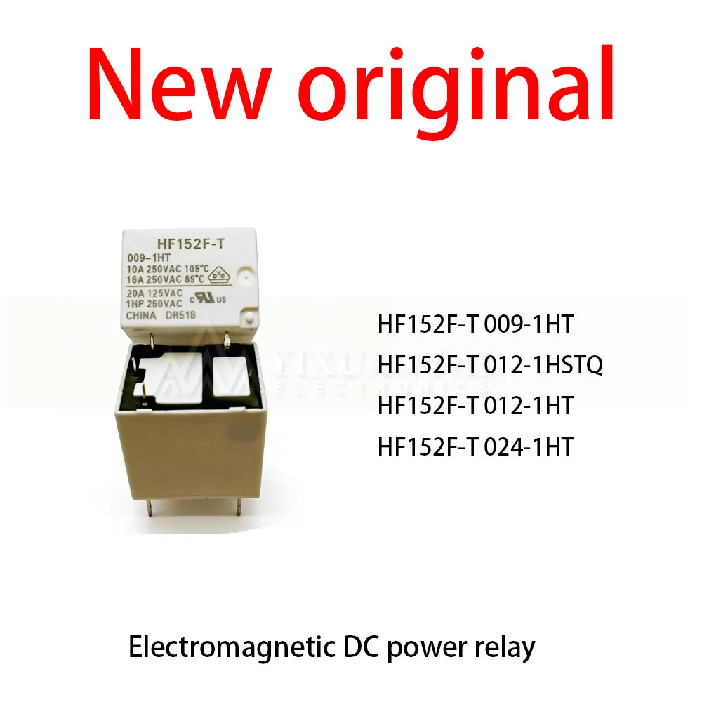 10Pcs/Lot New original HF152F-T 009-1HT HF152F-T 012-1HSTQ HF152F-T 012-1HT HF152F-T 024-1HT Electromagnetic DC power relay
10Pcs/Lot New original HF152F-T 009-1HT HF152F-T 012-1HSTQ HF152F-T 012-1HT HF152F-T 024-1HT Electromagnetic DC power relay