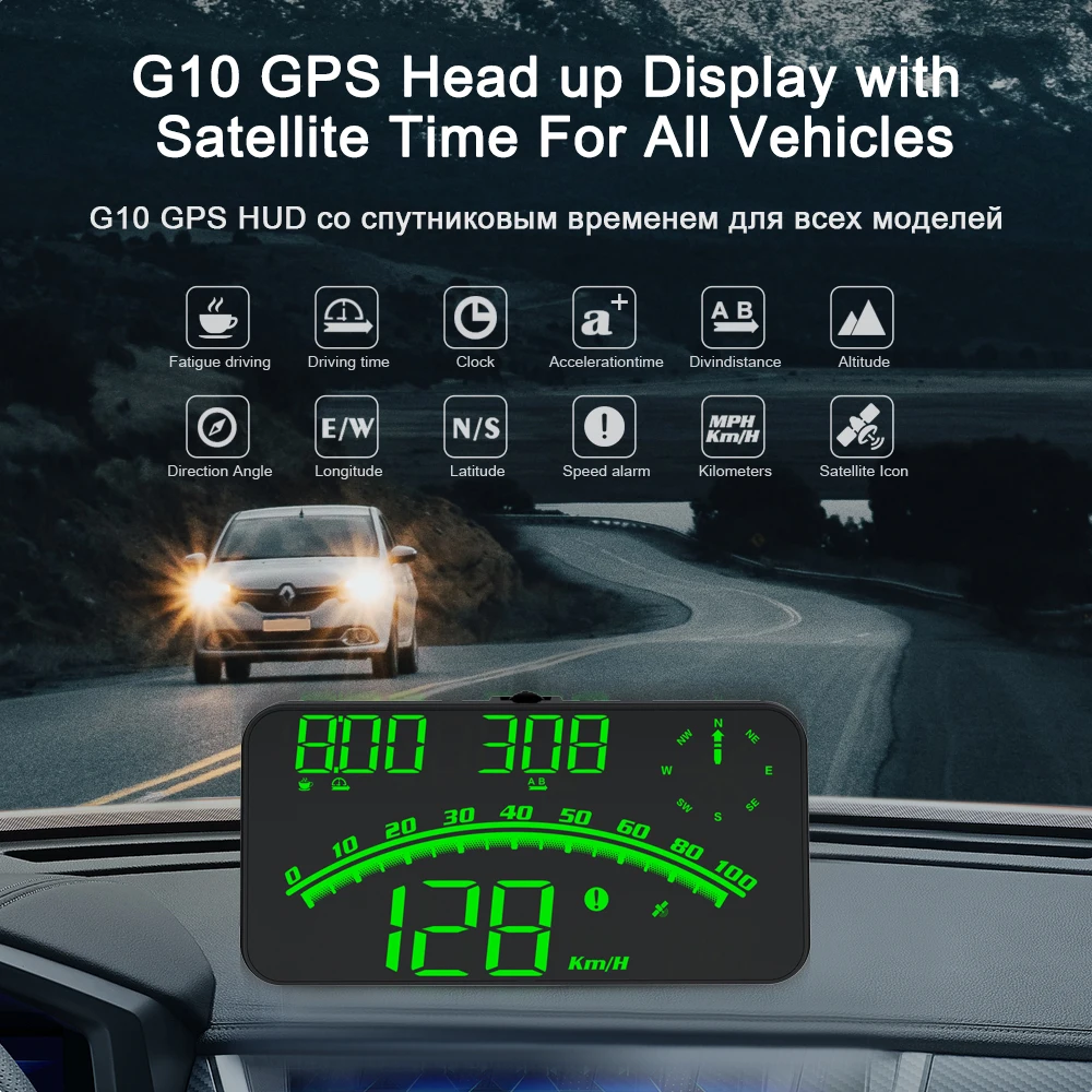 Car Heads Up Display 4.5 Inches HUD For Cars Universal Dual System For Car GPS Interface Temperature For All Vehicle
Car Heads Up Display 4.5 Inches HUD For Cars Universal Dual System For Car GPS Interface Temperature For All Vehicle