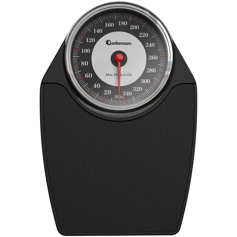 High Precision Bathroom Scale - 350 LB Capacity, Anti-Skid, Large Numbers, Durable, 20-Year Warranty - Black
High Precision Bathroom Scale - 350 LB Capacity, Anti-Skid, Large Numbers, Durable, 20-Year Warranty - Black
