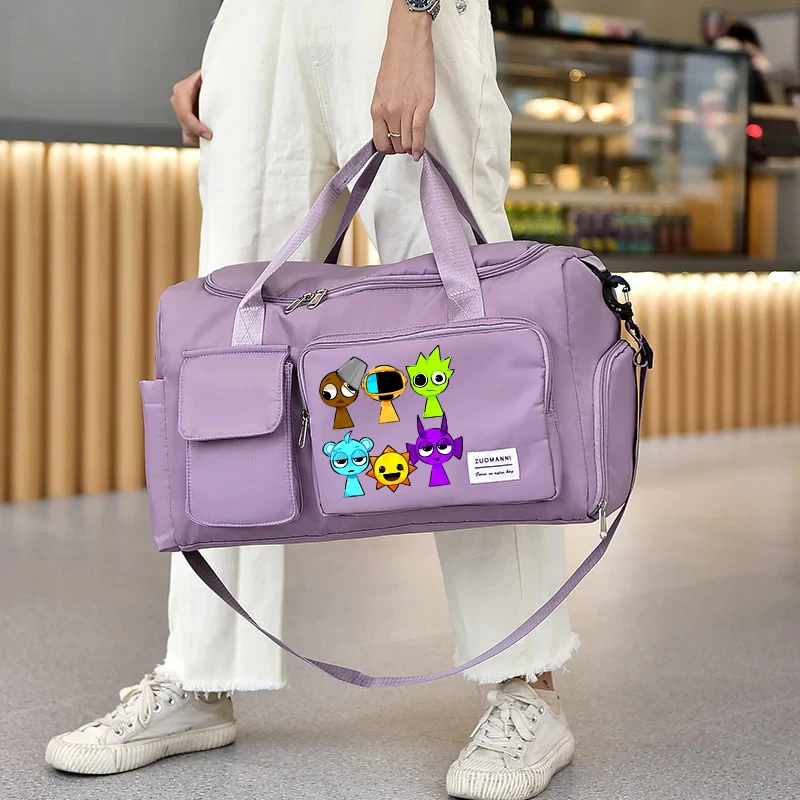 Sprunki Women MenTravel Bag Large Capacity Portable Duffle Bags Cartoon Character Motif Carry on Luggage Gym Bag Handbag Gift
Sprunki Women MenTravel Bag Large Capacity Portable Duffle Bags Cartoon Character Motif Carry on Luggage Gym Bag Handbag Gift