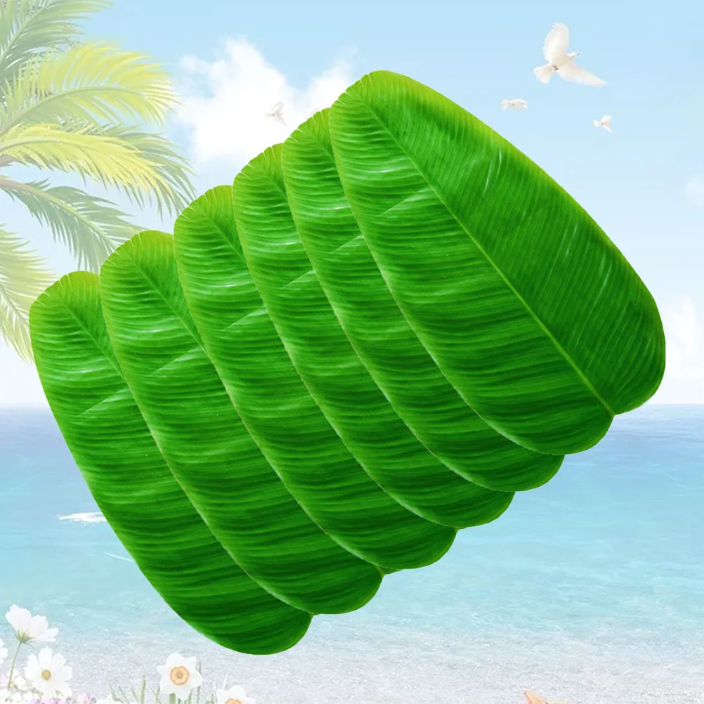 6 pcs Simulated Banana Leaf Hawaii Table Mat Heat Resistant Cloth Rubber Rollable Stretchable Kitchen Dining Hotel Decoration
6 pcs Simulated Banana Leaf Hawaii Table Mat Heat Resistant Cloth Rubber Rollable Stretchable Kitchen Dining Hotel Decoration