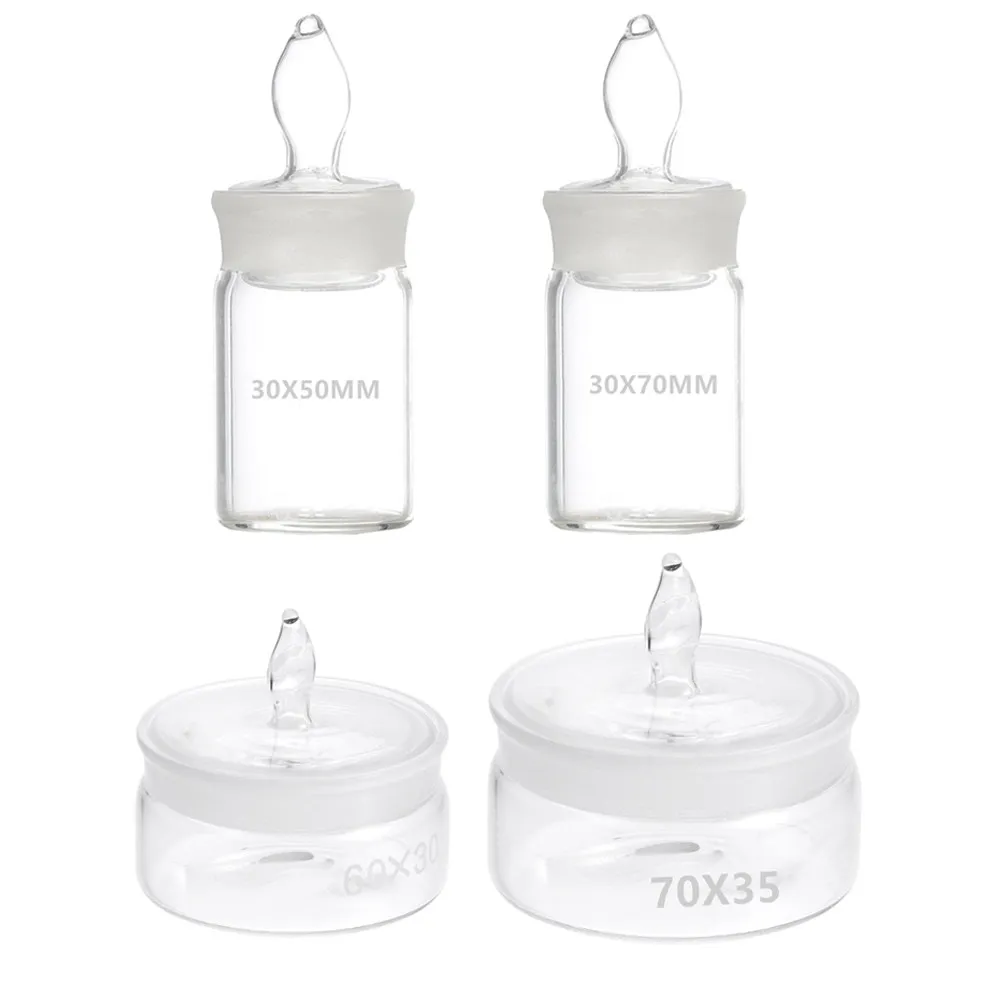 4Pcs Laboratory Weighing Bottle Made of Premium Glass Accurate Low Flat Form Sealed Container for Sample Storage Evaporation
4Pcs Laboratory Weighing Bottle Made of Premium Glass Accurate Low Flat Form Sealed Container for Sample Storage Evaporation