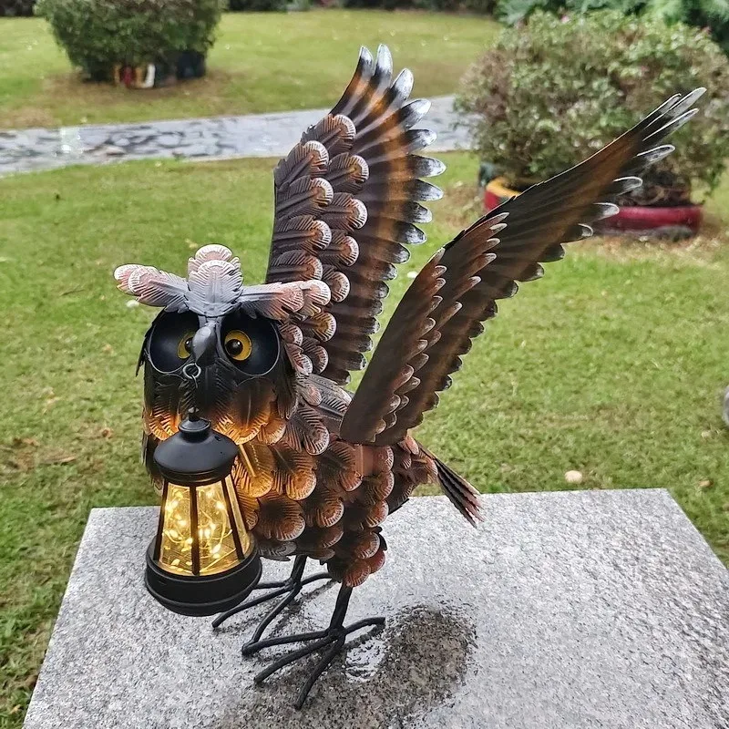 Garden Ornaments Modern Figurines Aesthetic Decorative Mental Sculptures Creative Owl Accessories with Light Home Decorations
Garden Ornaments Modern Figurines Aesthetic Decorative Mental Sculptures Creative Owl Accessories with Light Home Decorations