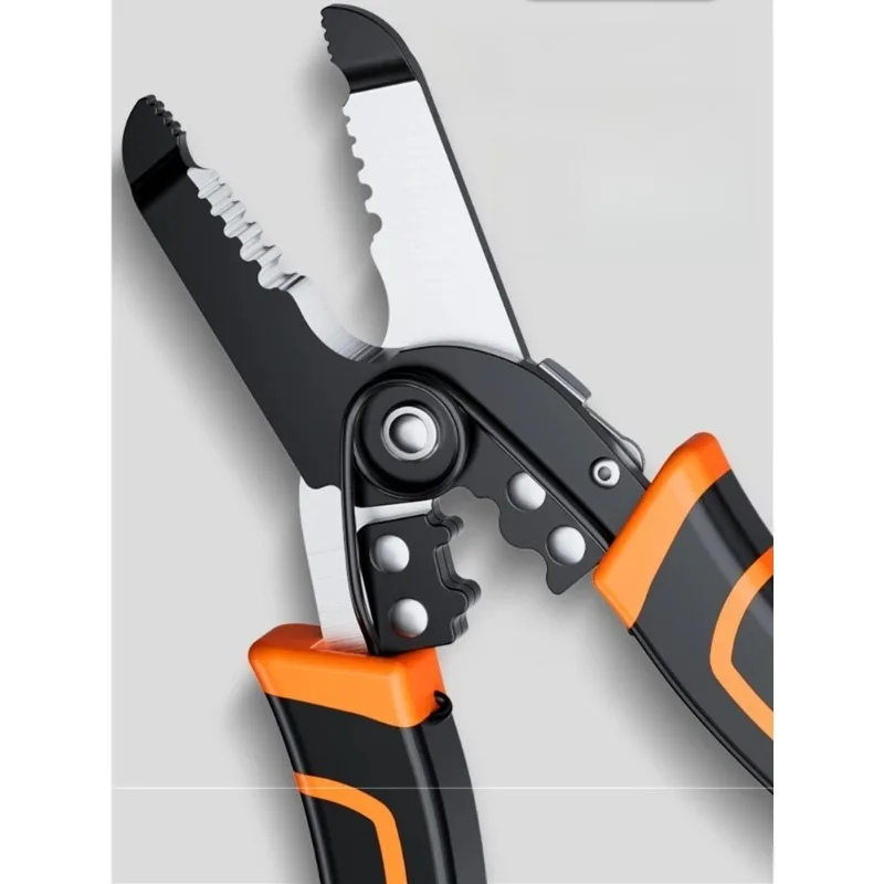 7 Inches New Stripping Crimping Pliers Wire Stripper Multi Functional Crimpper Electrician Peeling Network Cable Stripper Tools
7 Inches New Stripping Crimping Pliers Wire Stripper Multi Functional Crimpper Electrician Peeling Network Cable Stripper Tools
