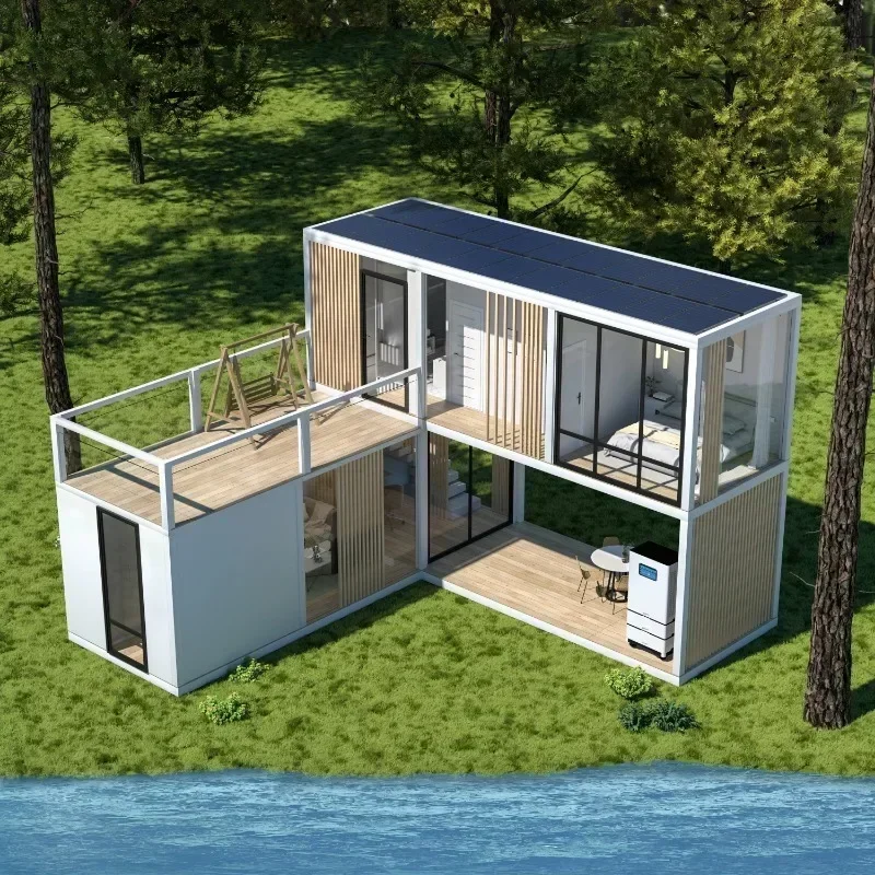 Customized 20FT Australia 2 Bedroom Luxury Predfabricated Container Homes 40ft Expandable Container House with Full Bathroom
Customized 20FT Australia 2 Bedroom Luxury Predfabricated Container Homes 40ft Expandable Container House with Full Bathroom