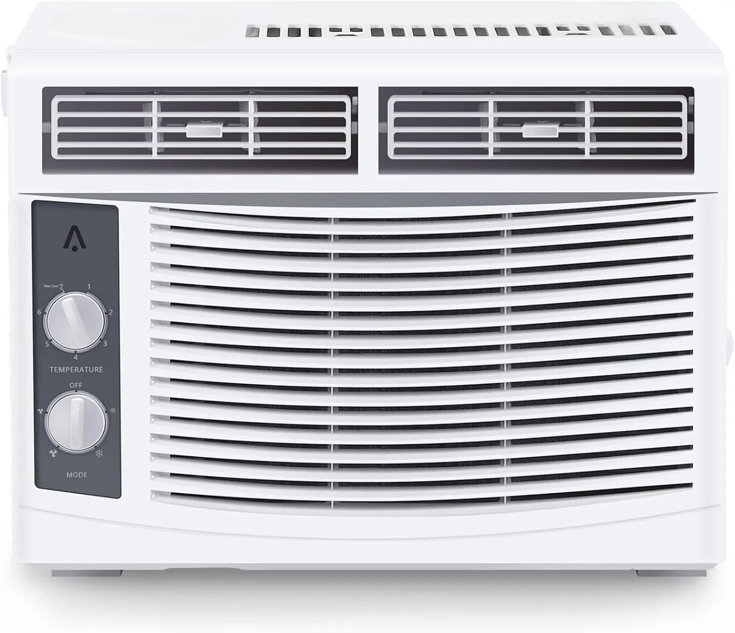 Window-Mounted 5,000 BTU Air Conditioner - Cools Up to 150 Sq. Ft. with Simple Mechanical Controls & Reusable Filter, Ideal for Small Bedrooms, Living Rooms, Home Offices, White
Window-Mounted 5,000 BTU Air Conditioner - Cools Up to 150 Sq. Ft. with Simple Mechanical Controls & Reusable Filter, Ideal for Small Bedrooms, Living Rooms, Home Offices, White