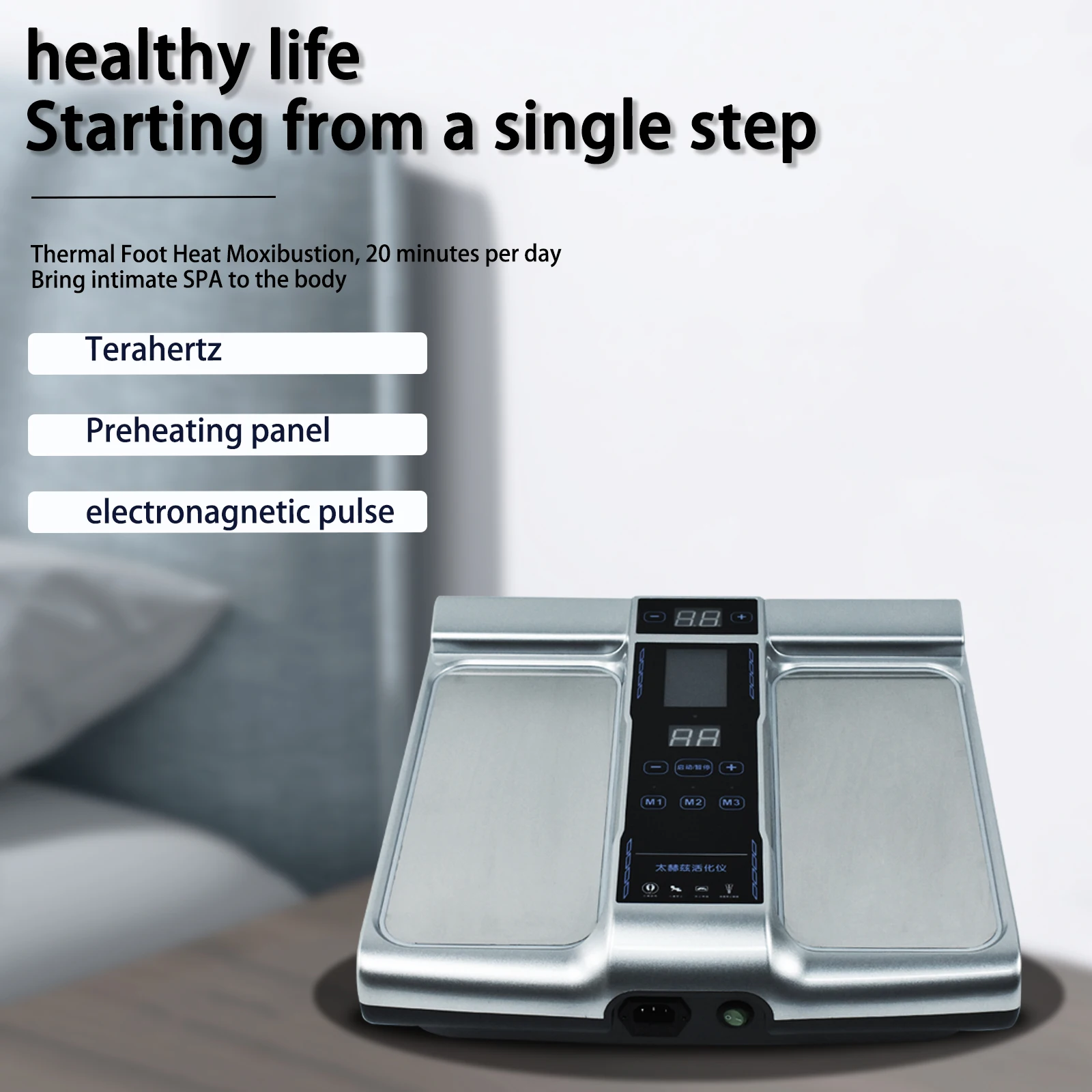 Upgrade Bio Life Terahertz Therapy PEMF Foot Massage Device Wave Physical Original Therapy Blood Circulation Foot Spa Massager
Upgrade Bio Life Terahertz Therapy PEMF Foot Massage Device Wave Physical Original Therapy Blood Circulation Foot Spa Massager