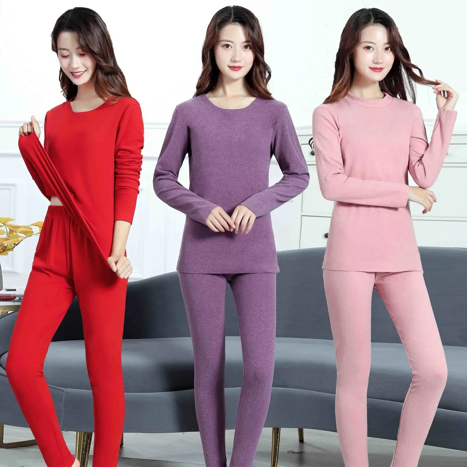 2024 Women's Winter New Thermal Underwear Sets Female Thermal Clothing Seamless Bottoming Tops Pants Ladies 2 Piece Sets E647
2024 Women's Winter New Thermal Underwear Sets Female Thermal Clothing Seamless Bottoming Tops Pants Ladies 2 Piece Sets E647