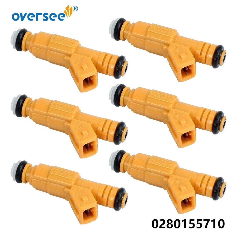 6pcs/set Outboard Motor Fuel Injectors 0280155710 0280155700 For JEEP 4.0L Replace 87-98
6pcs/set Outboard Motor Fuel Injectors 0280155710 0280155700 For JEEP 4.0L Replace 87-98