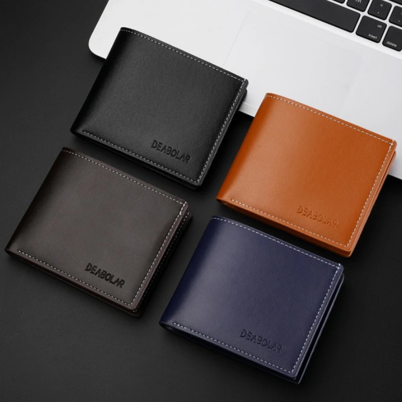 PU Leather Men Short Wallet Minimalist Bifold Multi Card Holder Purse With ID Window Folding Young Credit Card Holder Wallet
PU Leather Men Short Wallet Minimalist Bifold Multi Card Holder Purse With ID Window Folding Young Credit Card Holder Wallet
