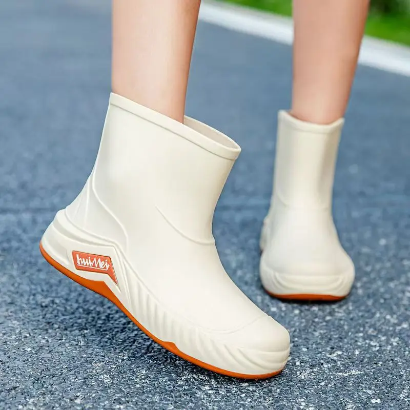 Женские высокие непромокаемые сапоги на плоской подошве, водонепроницаемые, с круглым носком, со съемным хлопковым чехлом, кухонная рабочая обувь, садовая обувь
Женские высокие непромокаемые сапоги на плоской подошве, водонепроницаемые, с круглым носком, со съемным хлопковым чехлом, кухонная рабочая обувь, садовая обувь