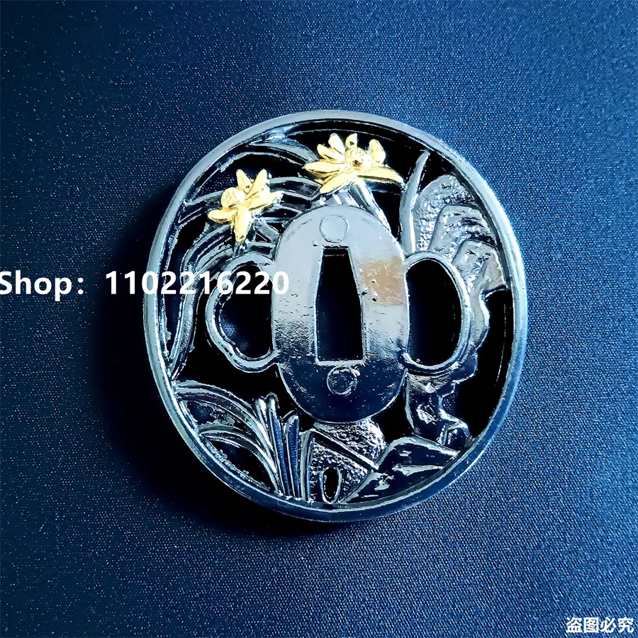 Beautiful Alloy Handguard Tsuba Guard For Real Japanese Japan Samurai Katana Sword Fittings Parts New Flowers Theme
Beautiful Alloy Handguard Tsuba Guard For Real Japanese Japan Samurai Katana Sword Fittings Parts New Flowers Theme