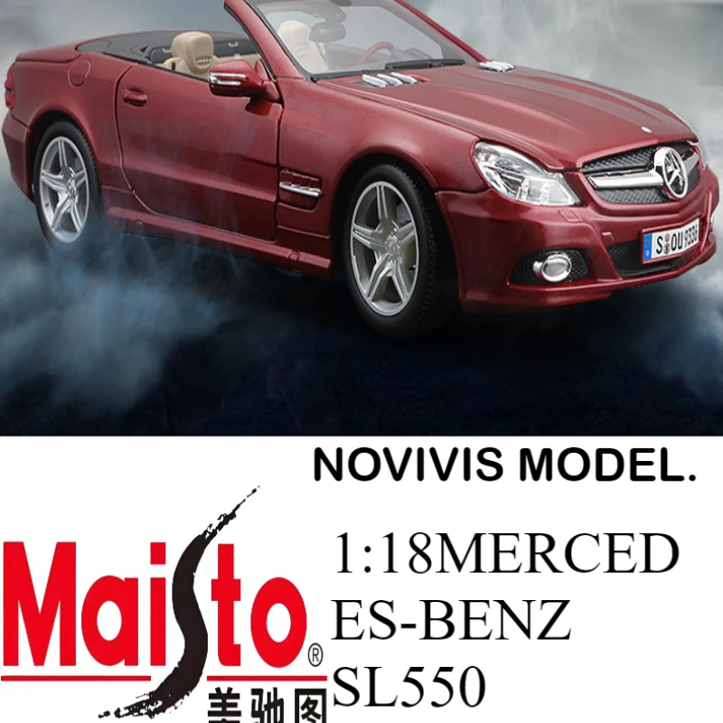 Maisto 1:18 Mercedes-Benz SL500 Official Licensed Alloy Model, Die-Cast Metal Collectible Car Gift for Boys & Adults
Maisto 1:18 Mercedes-Benz SL500 Official Licensed Alloy Model, Die-Cast Metal Collectible Car Gift for Boys & Adults