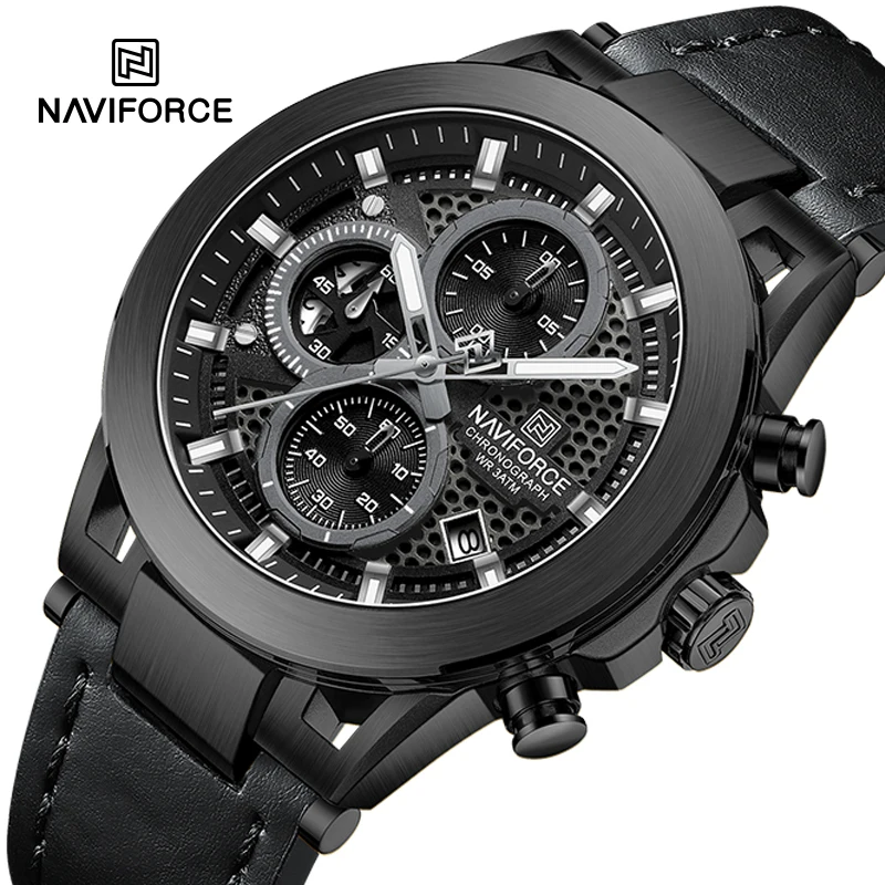 New NAVIFORCE Fashion Men Calendar Display Wristwatch Top Brand Sport Man Clock Chronograph Casual Watches for Men Reloj Hombre
New NAVIFORCE Fashion Men Calendar Display Wristwatch Top Brand Sport Man Clock Chronograph Casual Watches for Men Reloj Hombre