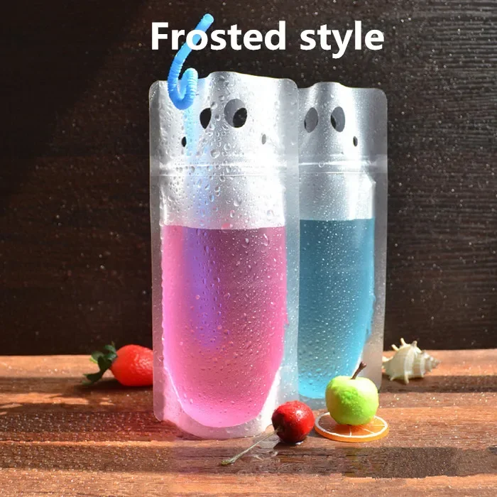 100PCS Bag With Straws Frosted 250ML~500ML Plastic Drinking Beverage Bag DIY Party Wedding Fruit Juice Milk Tea Portable Pouches
100PCS Bag With Straws Frosted 250ML~500ML Plastic Drinking Beverage Bag DIY Party Wedding Fruit Juice Milk Tea Portable Pouches
