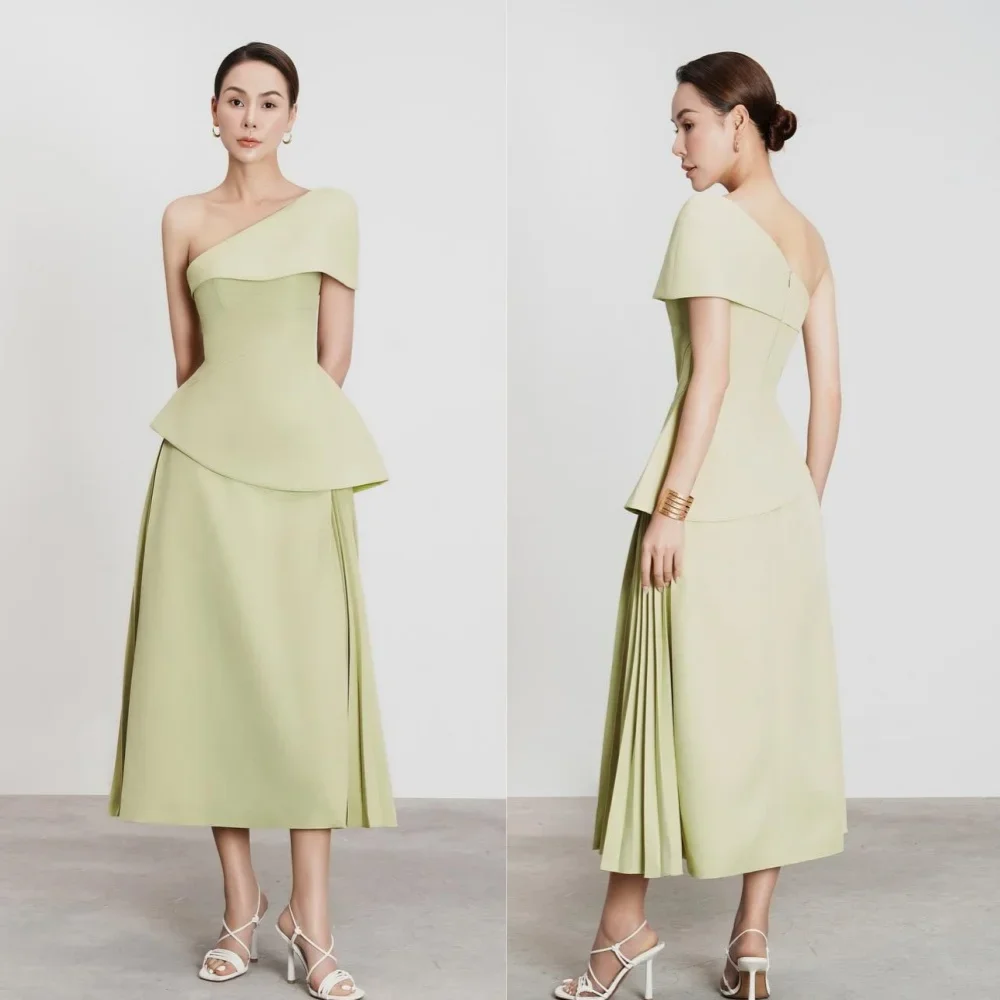 Customized Jersey Ruched Birthday A-line One-shoulder Bespoke Occasion Gown Midi Dresses
Customized Jersey Ruched Birthday A-line One-shoulder Bespoke Occasion Gown Midi Dresses
