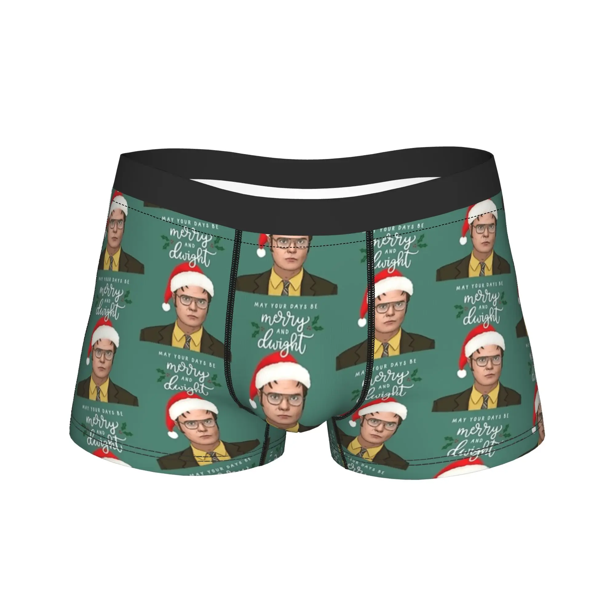 Dwight schrute Christmas card Underwear Male Boxer Brief Breathable Boxer Shorts Trenky Print Plus Size Underpants
Dwight schrute Christmas card Underwear Male Boxer Brief Breathable Boxer Shorts Trenky Print Plus Size Underpants