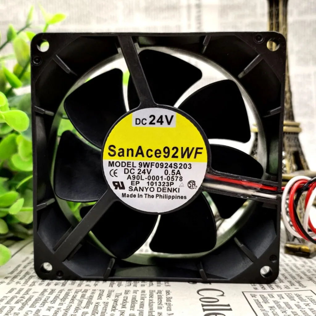 1PC New 9WF0924S203 for Sanyo Cooling Fan DC24V 0.5A 9232 9CM A90L-0001-0578
1PC New 9WF0924S203 for Sanyo Cooling Fan DC24V 0.5A 9232 9CM A90L-0001-0578