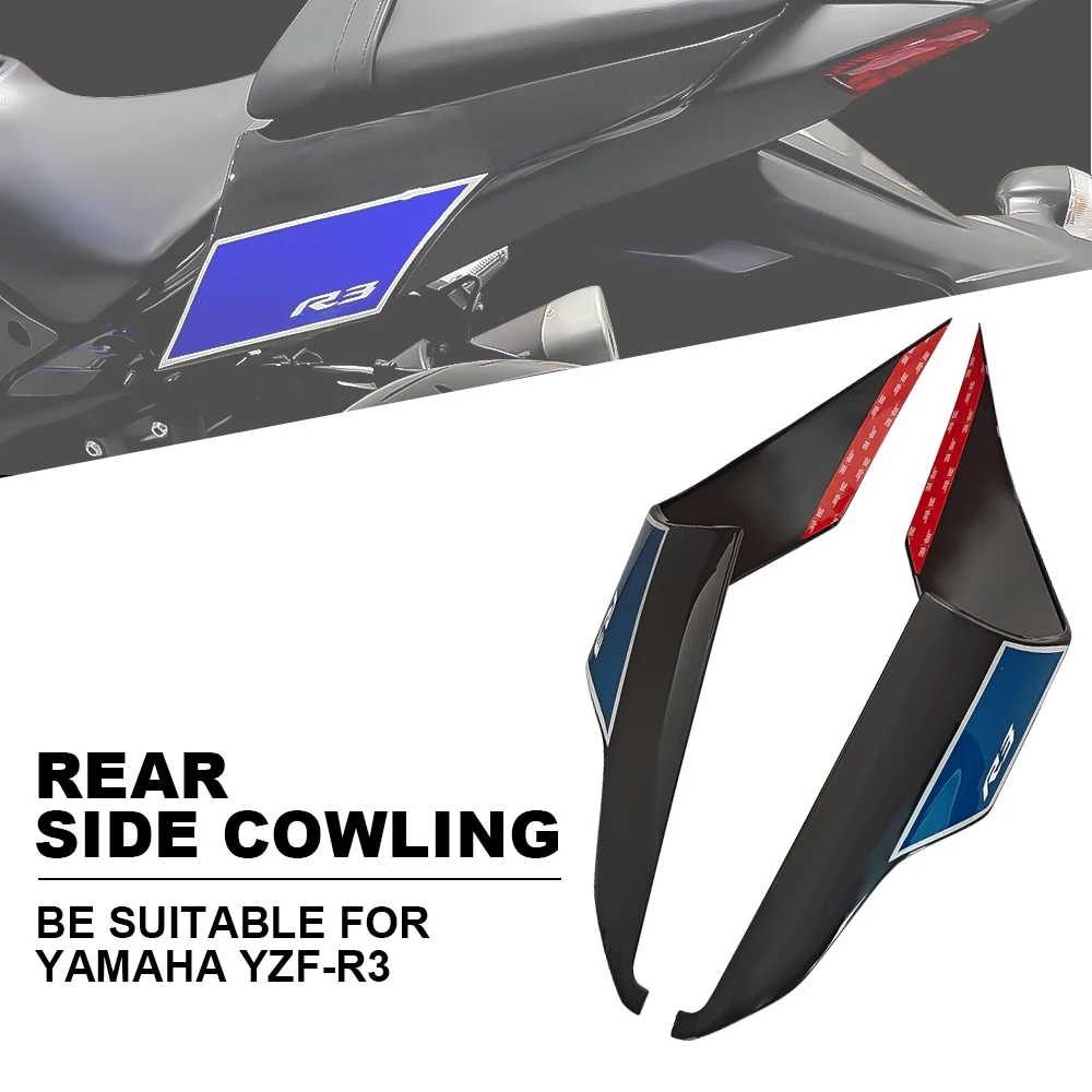 Motorcycle Rear Side Cowling For Yamaha YZFR3 YZF R3 2019-2023 Retrofit Aerodynamic Side Fixed Wing Winglet Spoiler Fairing Wing
Motorcycle Rear Side Cowling For Yamaha YZFR3 YZF R3 2019-2023 Retrofit Aerodynamic Side Fixed Wing Winglet Spoiler Fairing Wing
