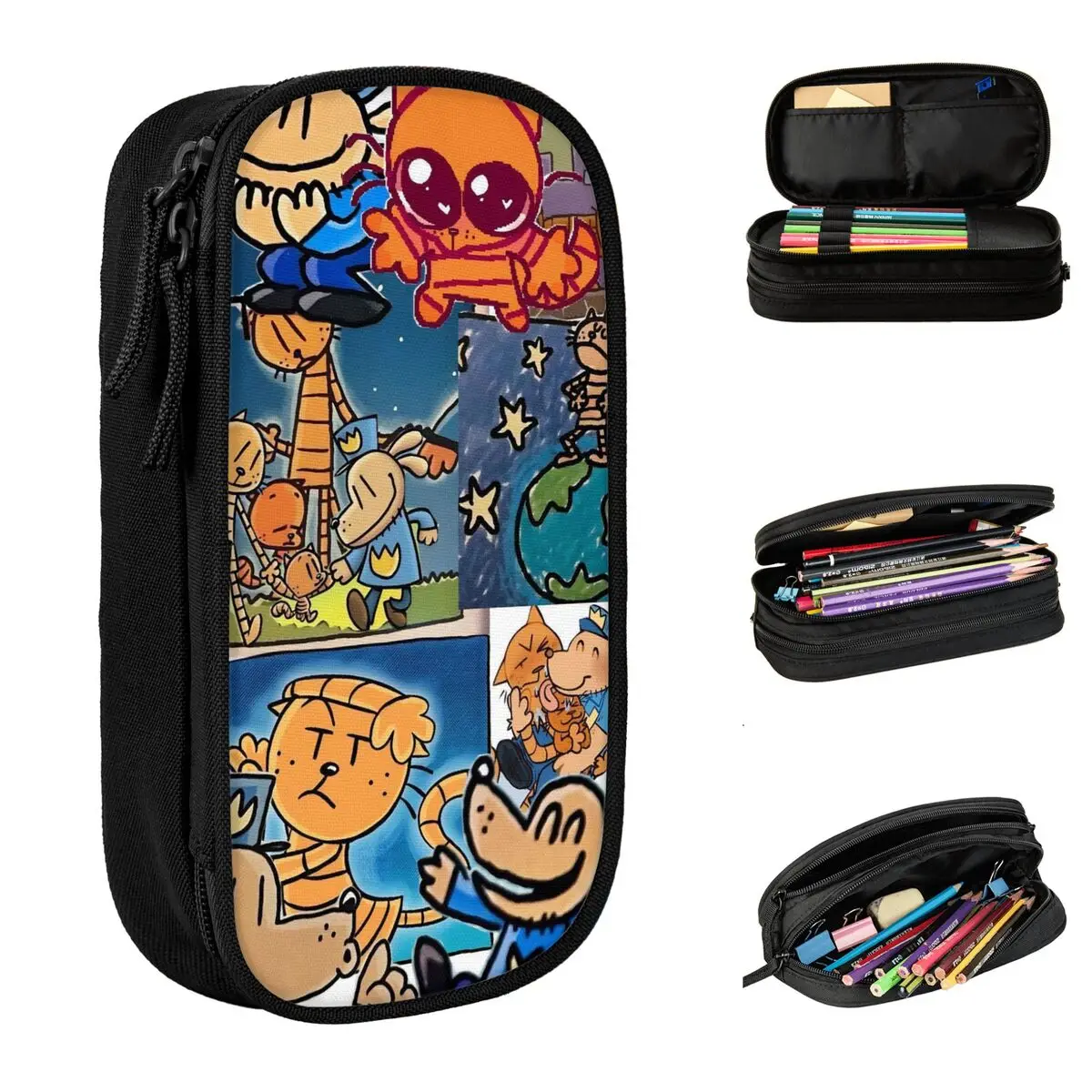 Классический пенал с рисунком собаки и человека, пенал для девочек и мальчиков, большая сумка для хранения, школьные принадлежности, косметические канцелярские принадлежности
Классический пенал с рисунком собаки и человека, пенал для девочек и мальчиков, большая сумка для хранения, школьные принадлежности, косметические канцелярские принадлежности