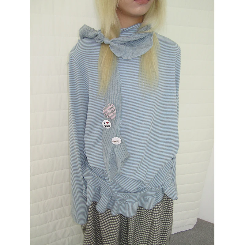 Comfortable High Collar Long Sve Loose Women's T-irt Base irt Top Faionable Korean Sle Commute Friendly Breathable
Comfortable High Collar Long Sve Loose Women's T-irt Base irt Top Faionable Korean Sle Commute Friendly Breathable