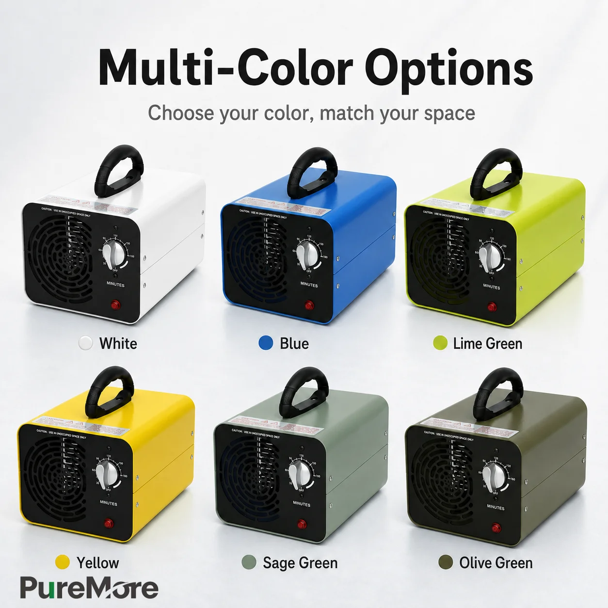 Compact Commercial Odor Removal Machine Portable Handle Timer Metal Shell Empty Room Office Air Cleaner Ozone Generator
Compact Commercial Odor Removal Machine Portable Handle Timer Metal Shell Empty Room Office Air Cleaner Ozone Generator