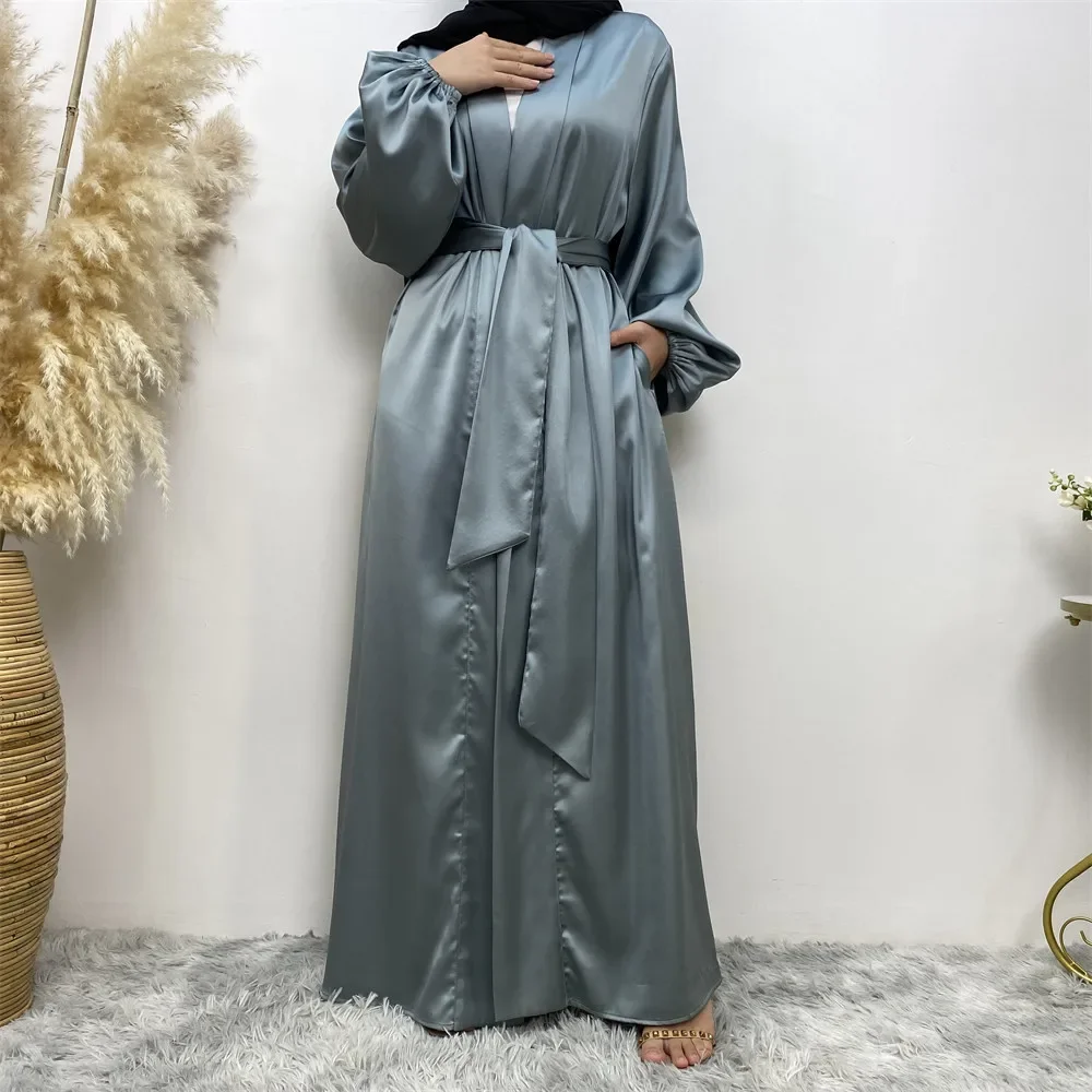 Eid Satin Abaya Ramadan Turkey Kaftan Islam Clothing Muslim Dress Women Kimono Caftan Marocain Robe Dubai Turkey Kebaya Jalabiya
Eid Satin Abaya Ramadan Turkey Kaftan Islam Clothing Muslim Dress Women Kimono Caftan Marocain Robe Dubai Turkey Kebaya Jalabiya