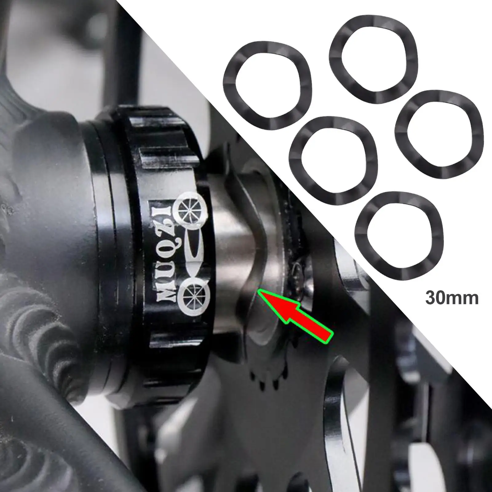 5x Bike Bottom Bracket Wave Washer Crank Spacer Gasket Crankset Headset for
5x Bike Bottom Bracket Wave Washer Crank Spacer Gasket Crankset Headset for