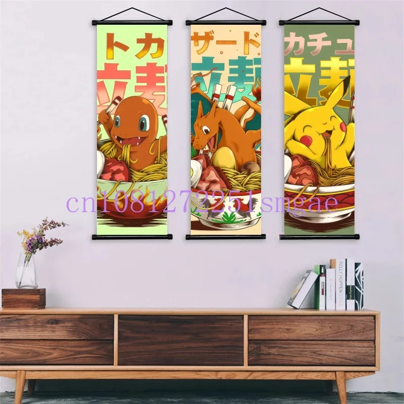 Classic Anime Pokemon Gengar, Pikachu, Charizard High Quality Cute Scroll Drawings Suitable for Living Room Wall Decor Gift
Classic Anime Pokemon Gengar, Pikachu, Charizard High Quality Cute Scroll Drawings Suitable for Living Room Wall Decor Gift