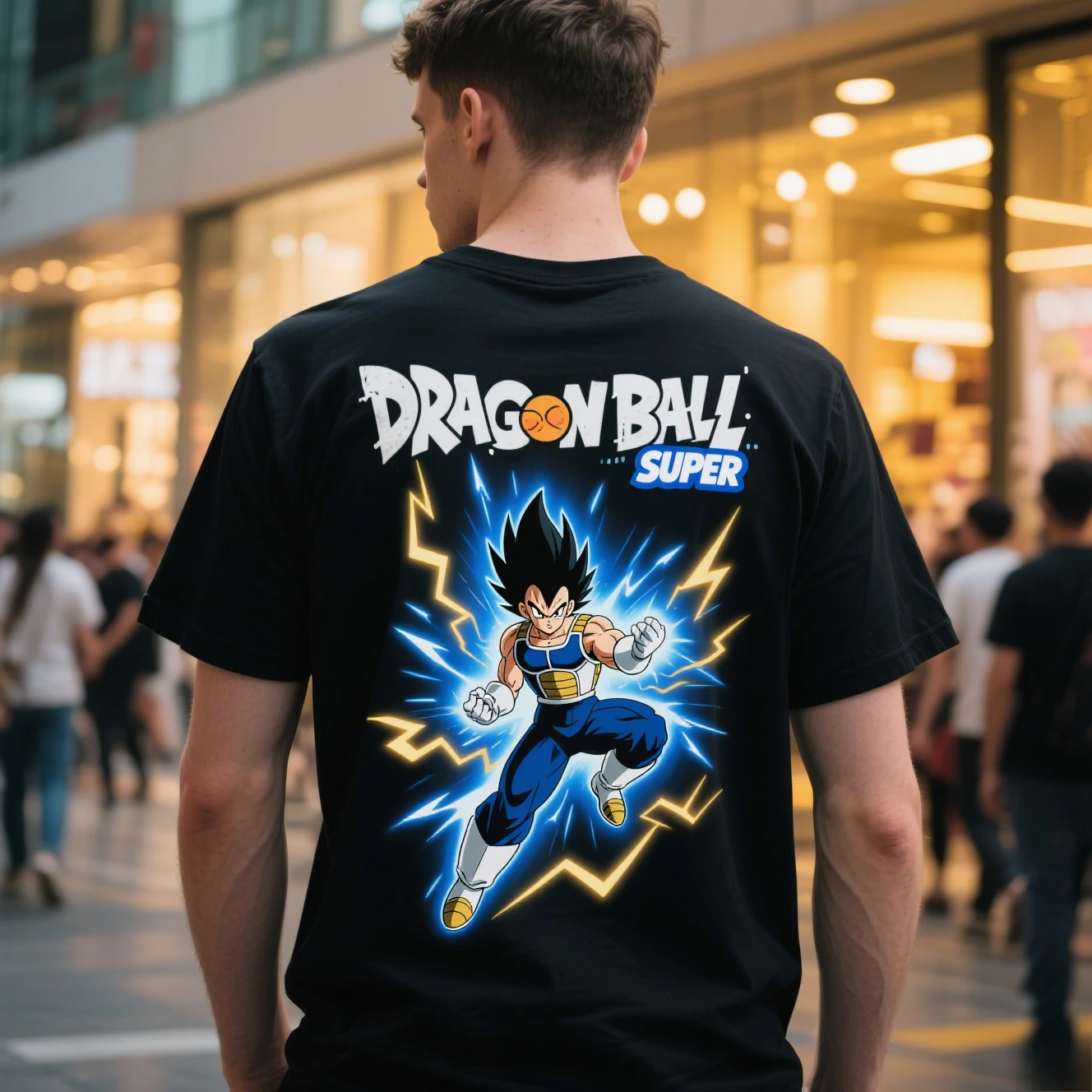 Summer Men's and Women's Pure Cotton Round-neck Short-sleeved T-shirts Are From The Famous Anime "Dragon Ball Vegeta
Summer Men's and Women's Pure Cotton Round-neck Short-sleeved T-shirts Are From The Famous Anime "Dragon Ball Vegeta