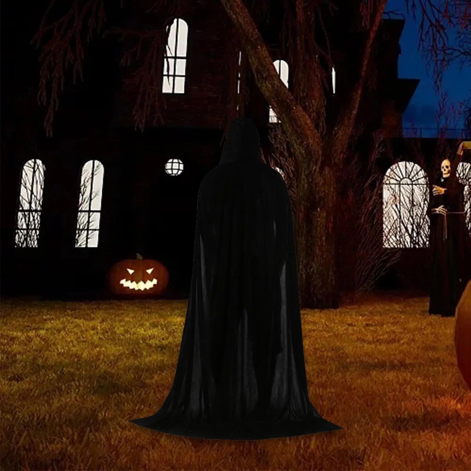 Kids Halloween Cosplay Long Hooded Cloak Cape Accessory for Dress up Party
Kids Halloween Cosplay Long Hooded Cloak Cape Accessory for Dress up Party