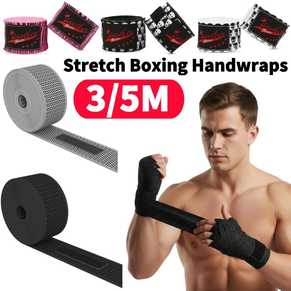 2Pcs 3/5M Boxing Bandage Wrap Cotton Sports Straps Taekwondo Protect Belt Breathable Stretch Boxing Handwraps for Men Women
2Pcs 3/5M Boxing Bandage Wrap Cotton Sports Straps Taekwondo Protect Belt Breathable Stretch Boxing Handwraps for Men Women
