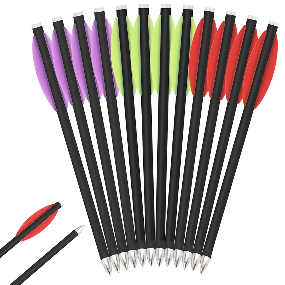 6/12/18/24pcs Mixed Carbon Arrow 16cm Crossbow Bolts OD6mm ID4.2mm Rubber Vane Crossbow Archery Arrow Hunting Shooting Targeting
6/12/18/24pcs Mixed Carbon Arrow 16cm Crossbow Bolts OD6mm ID4.2mm Rubber Vane Crossbow Archery Arrow Hunting Shooting Targeting