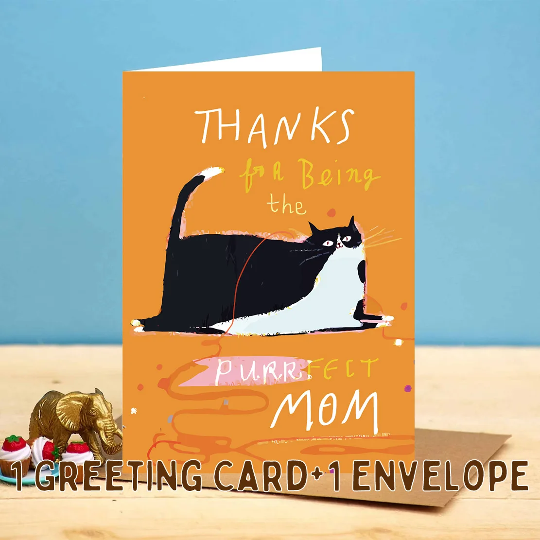 Funny Birthday Cards, Perfect Mom - Cat Mom Card - Love You Mom Card - Mother's Day Card with Envelope
Funny Birthday Cards, Perfect Mom - Cat Mom Card - Love You Mom Card - Mother's Day Card with Envelope
