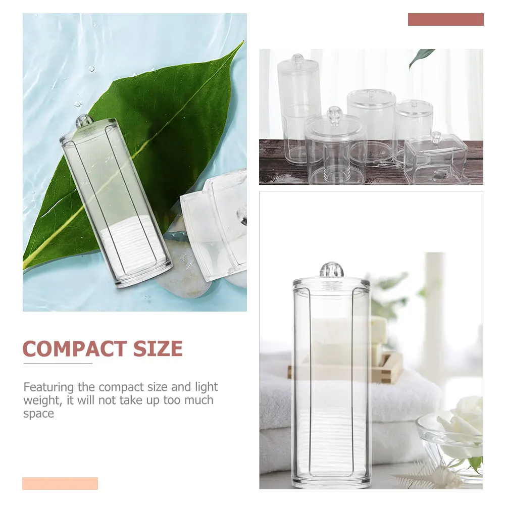 2pcs Makeup Box Acrylic Storage Box Cotton Swab Bathroom Accessories Clear Swabs Container Desktop Storage Holder Cotton Pad
2pcs Makeup Box Acrylic Storage Box Cotton Swab Bathroom Accessories Clear Swabs Container Desktop Storage Holder Cotton Pad