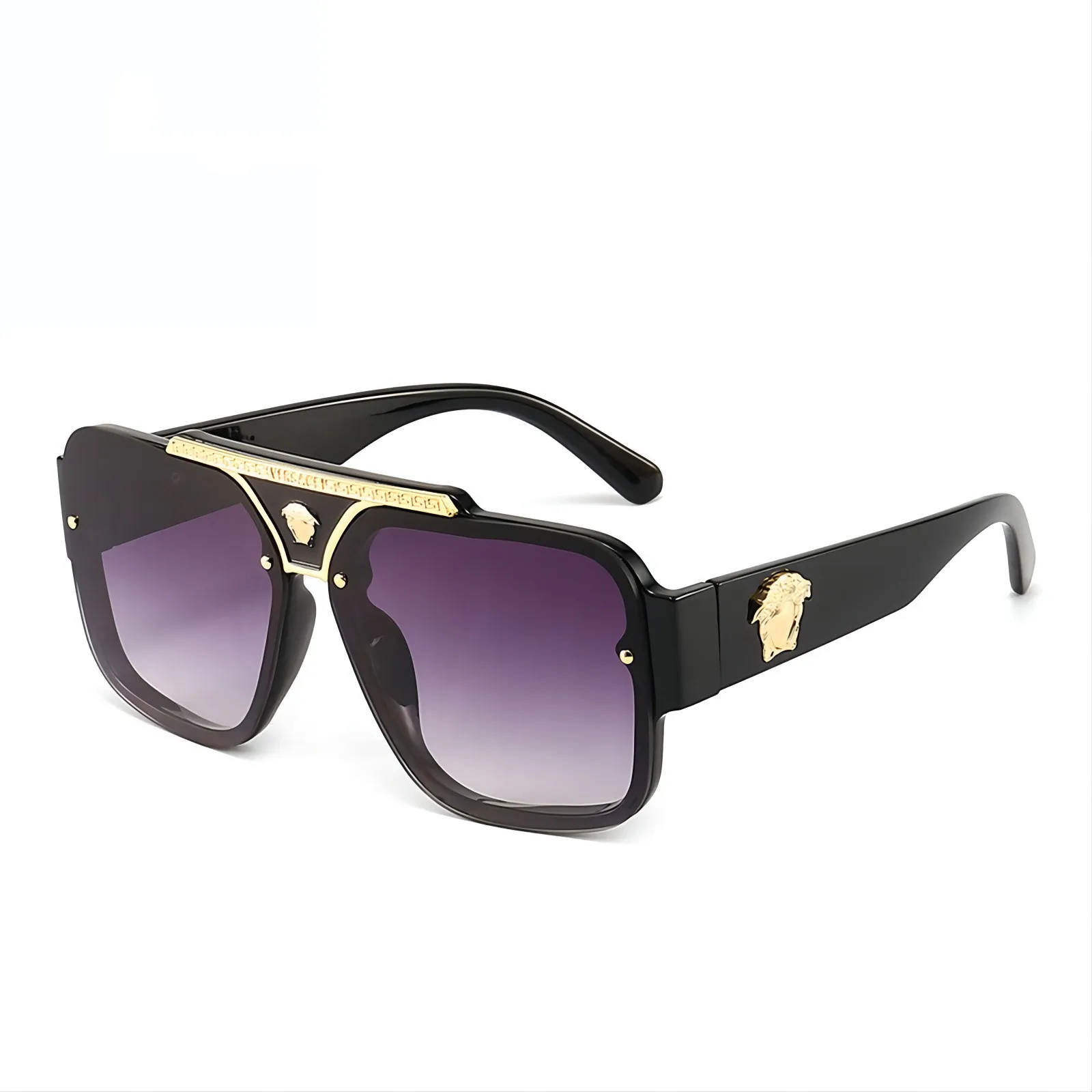Vintage Luxury Designer Brand Fashion Oversized Square Sunglasses Women Men Trendy Large Frame Flat Top Sun Glasses Shades UV400
Vintage Luxury Designer Brand Fashion Oversized Square Sunglasses Women Men Trendy Large Frame Flat Top Sun Glasses Shades UV400