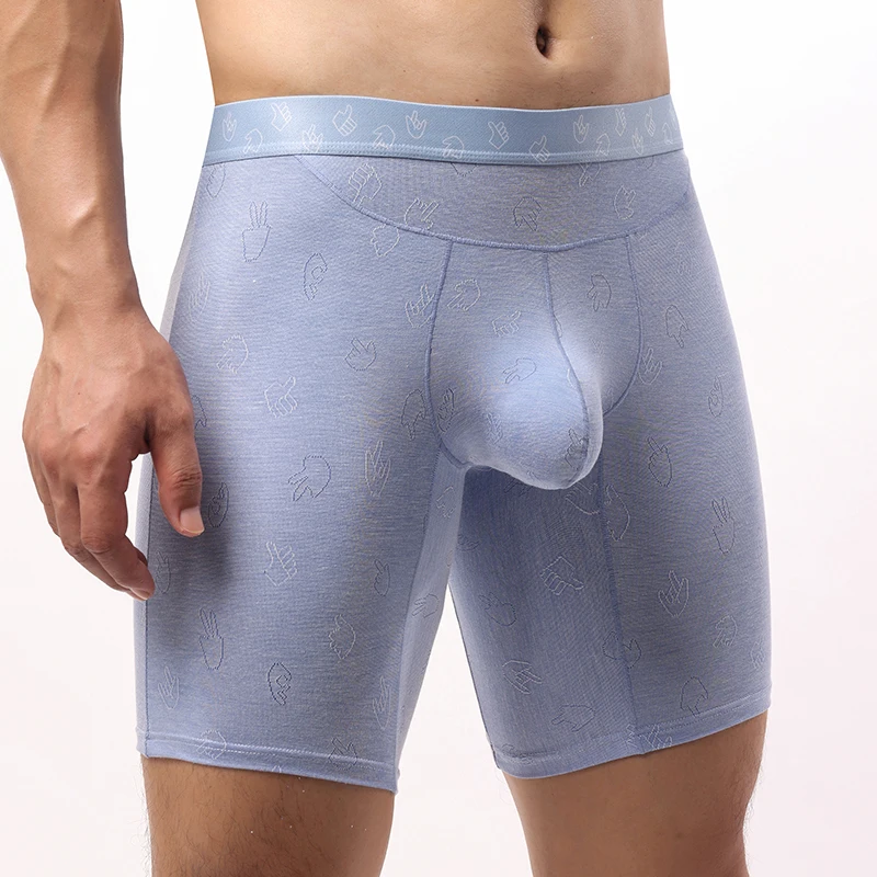 EUR Size Men Underwear Soft Modal Panties Sports Breathable U Bulge Pouch Boxer Shorts Elastic Sexy Middle Long Leg Underpants
EUR Size Men Underwear Soft Modal Panties Sports Breathable U Bulge Pouch Boxer Shorts Elastic Sexy Middle Long Leg Underpants