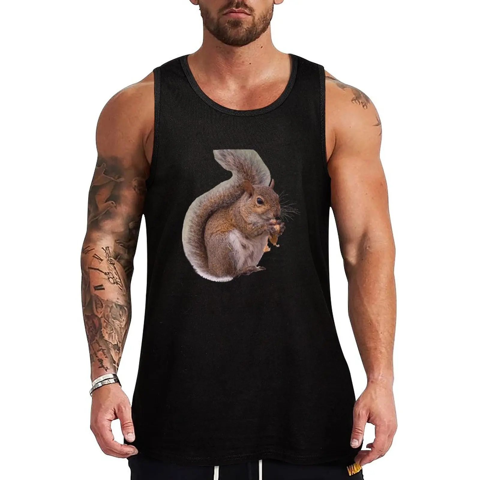 Small wild animal cute Florida squirrel close-up Tank Top men clothing Top summer sleeveless gym shirts male singlet for men 
Small wild animal cute Florida squirrel close-up Tank Top men clothing Top summer sleeveless gym shirts male singlet for men