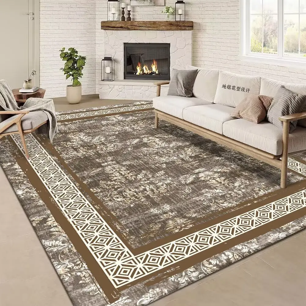 Retro Simple Large Living Room Carpet Bedroom Rug Fluffy Washable Cloakroom 140x200 Home Decoration Luxury Entrance Door Mat
Retro Simple Large Living Room Carpet Bedroom Rug Fluffy Washable Cloakroom 140x200 Home Decoration Luxury Entrance Door Mat