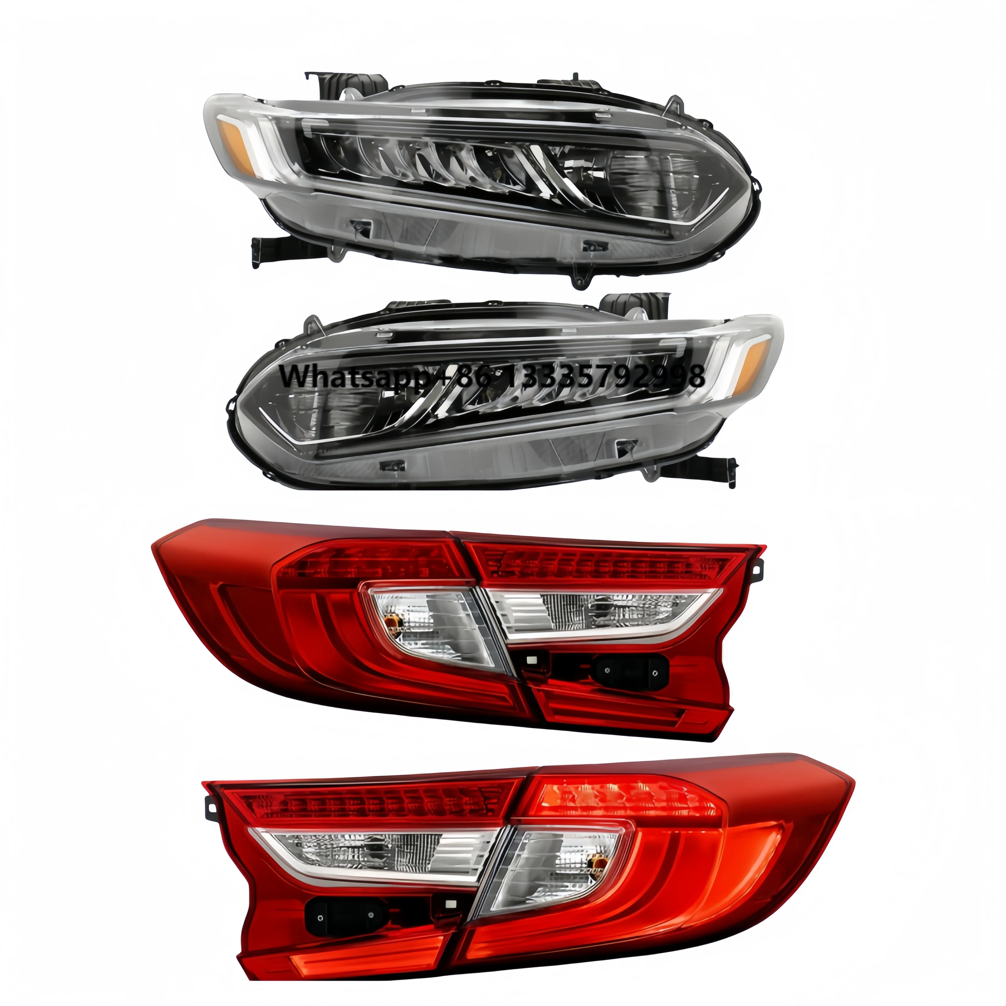 LED Headlight Headlamp Set Taillight Taillamp Set Auto Lamp Kit Replacement for Honda Accord 2018 2019 2020
LED Headlight Headlamp Set Taillight Taillamp Set Auto Lamp Kit Replacement for Honda Accord 2018 2019 2020