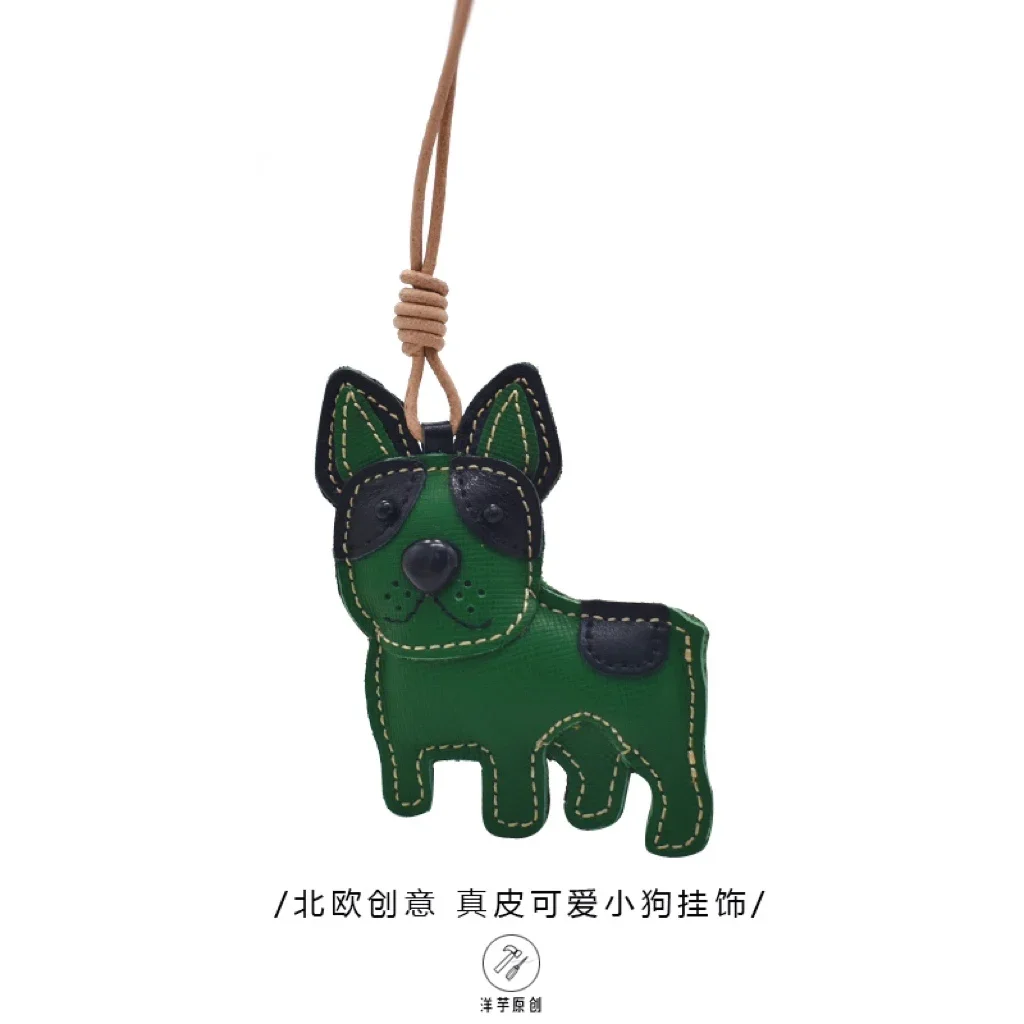 Genuine Leather Puppy~ Nordic Ins Cute Bag Pendant Cowhide Car Leather Rope Pendant Zodiac Keychain Hand Account
Genuine Leather Puppy~ Nordic Ins Cute Bag Pendant Cowhide Car Leather Rope Pendant Zodiac Keychain Hand Account