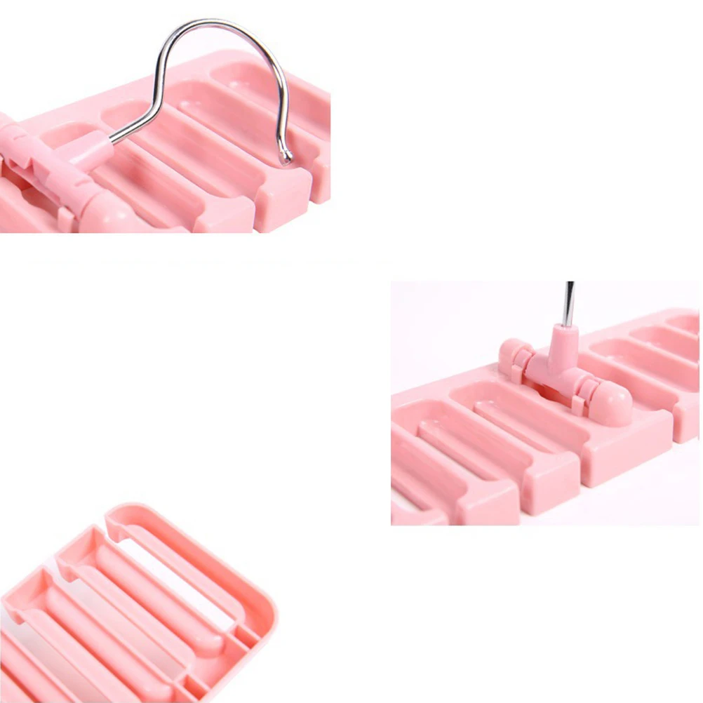 1pcs Tie Organizer Rack Anti-Slip Belt Hanger Scarf Necktie Holder Closet Storage Pink Compact Design Fits Any Rod Holds 8 Ties
1pcs Tie Organizer Rack Anti-Slip Belt Hanger Scarf Necktie Holder Closet Storage Pink Compact Design Fits Any Rod Holds 8 Ties