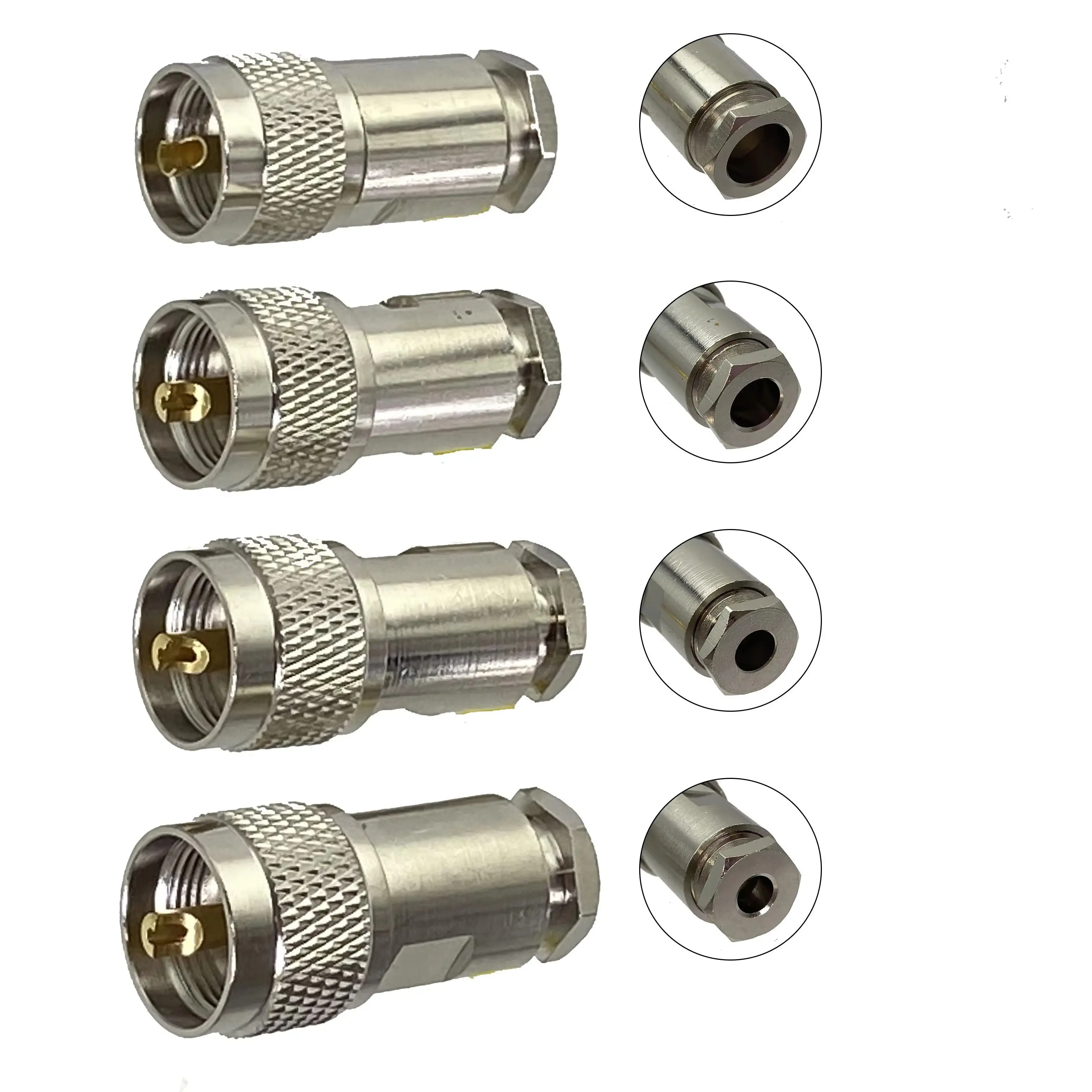 1 шт. UHF PL259 SL16 штекер-зажим для кабелей RG8, LMR400 / RG5, RG6 / RG8X, LMR240 / RG58, RG142, LMR195, радиочастотный коаксиальный разъем-коннектор, клемма для кабеля
1 шт. UHF PL259 SL16 штекер-зажим для кабелей RG8, LMR400 / RG5, RG6 / RG8X, LMR240 / RG58, RG142, LMR195, радиочастотный коаксиальный разъем-коннектор, клемма для кабеля