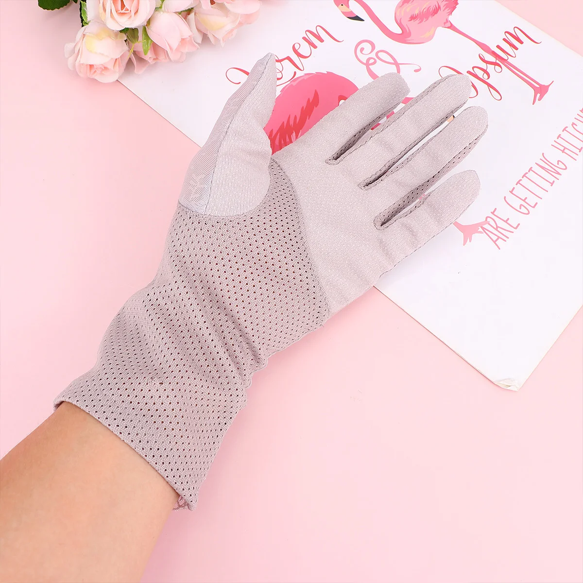 Grey Lace Touch Screen Gloves Women Summer Anti-Sunburn Non-Slip Outdoor Cycling Hiking Climbing Breathable Soft Lightweight
Grey Lace Touch Screen Gloves Women Summer Anti-Sunburn Non-Slip Outdoor Cycling Hiking Climbing Breathable Soft Lightweight