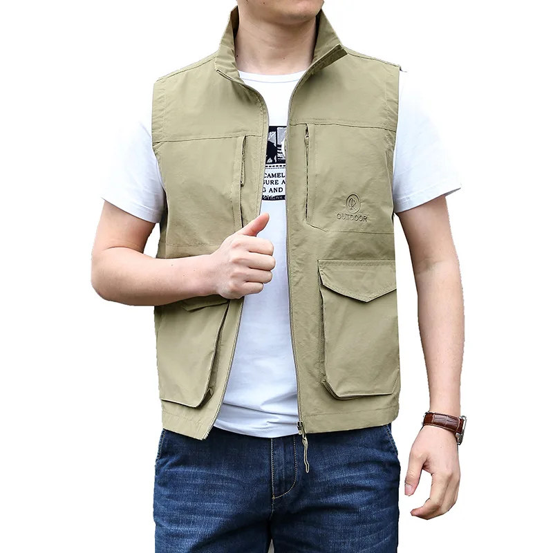 Men Outdoor Multi-pockets Vest Jackets Fishing Hiking Hunting Camping Tactical Waistcoat Spring Autumn Military Sleeveless Coat
Men Outdoor Multi-pockets Vest Jackets Fishing Hiking Hunting Camping Tactical Waistcoat Spring Autumn Military Sleeveless Coat