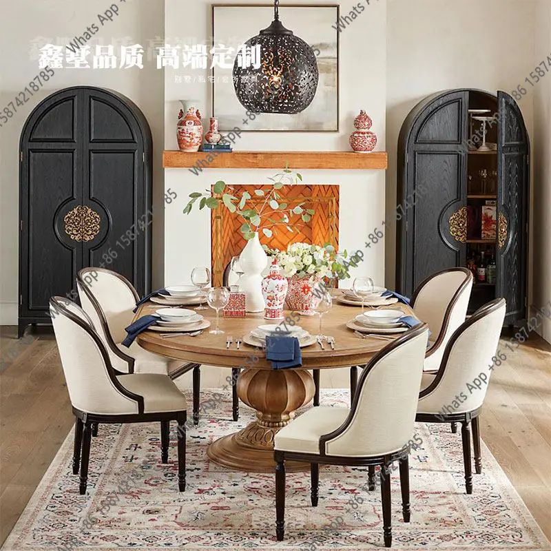 light luxury American solid wood dining side cabinet new integrated against the wall household wall side cabinet designer
light luxury American solid wood dining side cabinet new integrated against the wall household wall side cabinet designer
